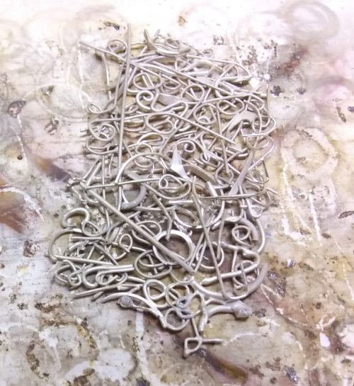 Judy Larson's Make a Lacy Argentium Scrap Metal Sheet - , General Education, Butane Torch, Soldering, Solder, Place the wire assembly 